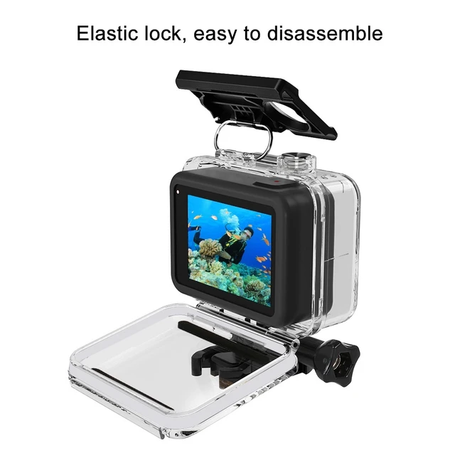 Alt view image 3 of 5 - PULUZ 60m Underwater Depth Diving Case Waterproof Camera Housing for GoPro HERO8 Black
