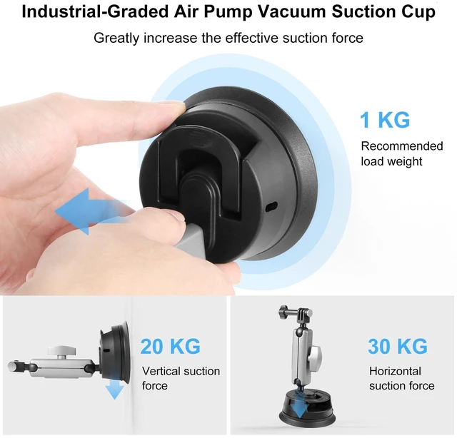 Alt view image 4 of 7 - PULUZ Car Suction Cup Arm Mount with Mount Adapter & Long Screw
