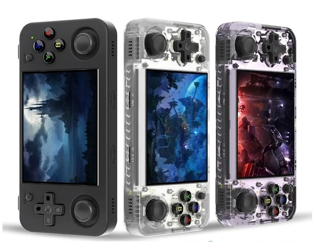 Main image of ANBERNIC RG35XX H Handheld Game Console 3.5 Inch IPS Screen Linux System 64GB (Black)
