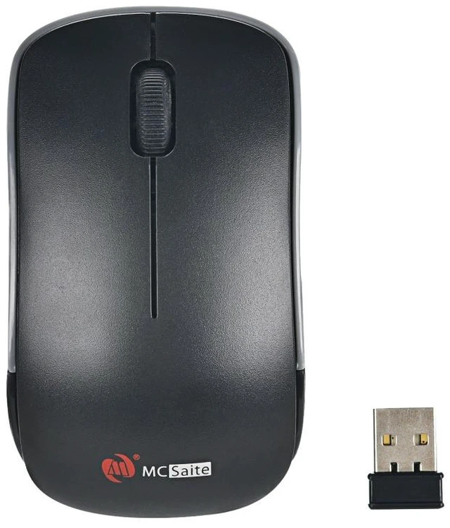 Main image of MC Saite MC-367 2.4GHz Wireless Mouse with USB Receiver for Computer PC Laptop (Black)