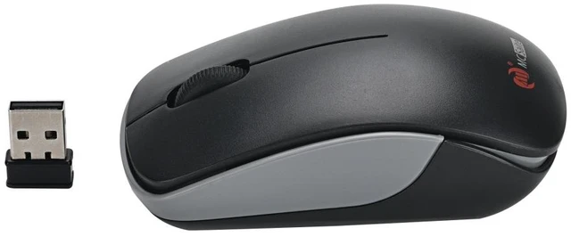 Alt view image 3 of 3 - MC Saite MC-367 2.4GHz Wireless Mouse with USB Receiver for Computer PC Laptop (Black)
