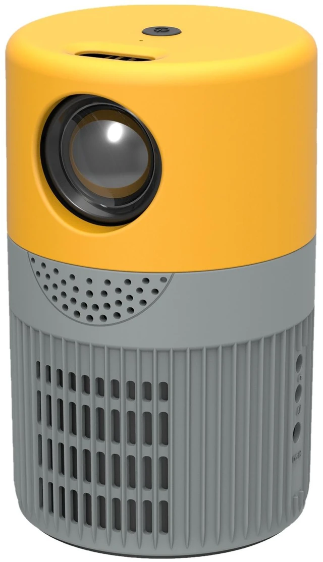 Main image of T400 100 inch Screen 3000 Lumens LED Mini Projector, Plug Type:US Plug Base Edition, US Plug (Black White)