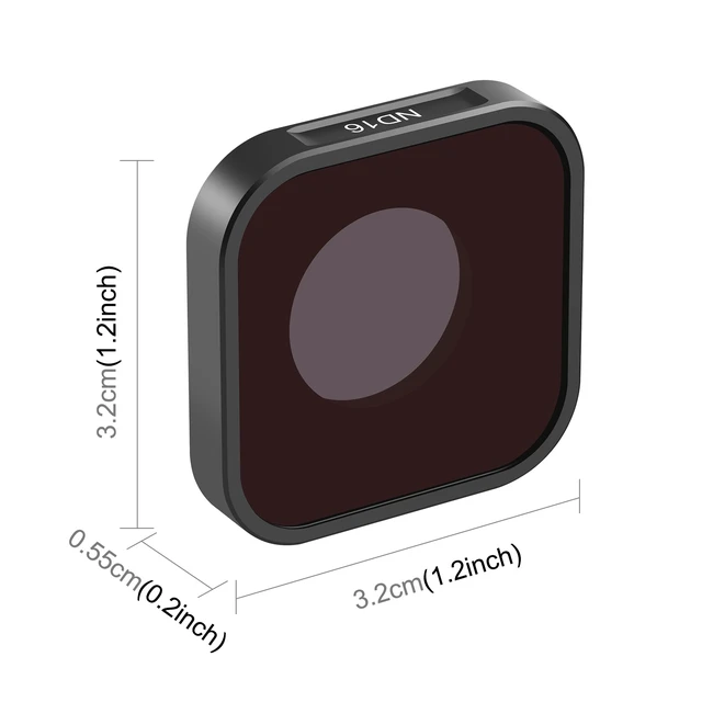 Main image of PULUZ Action Camera ND16 Lens Filter For GoPro HERO13 Black /12 Black /11 Black /11 Black Mini /10 Black /9 Black