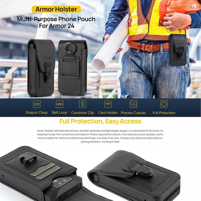 Alt view image 2 of 4 - Ulefone Armor Holster Multi-Purpose Phone Pouch Waist Bag For Ulefone Armor 26 Ultra (Black)