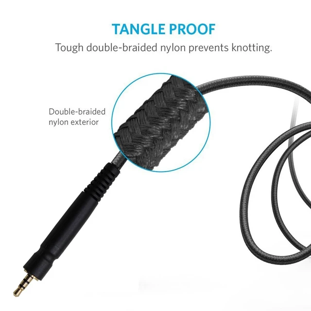 Alt view image 3 of 5 - ZS0076 PC Version Gaming Headphone Cable for Sennheiser PC 373D GSP350 GSP500 GSP600 G4ME ONE GAME ZERO