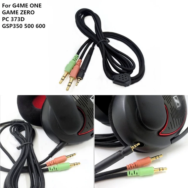 Alt view image 5 of 5 - ZS0076 PC Version Gaming Headphone Cable for Sennheiser PC 373D GSP350 GSP500 GSP600 G4ME ONE GAME ZERO