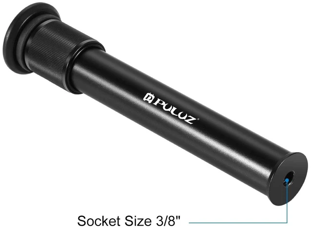 Alt view image 2 of 7 - PULUZ Metal Handheld Adjustable Tripod Mount Monopod Extension Rod for DSLR & SLR Cameras
