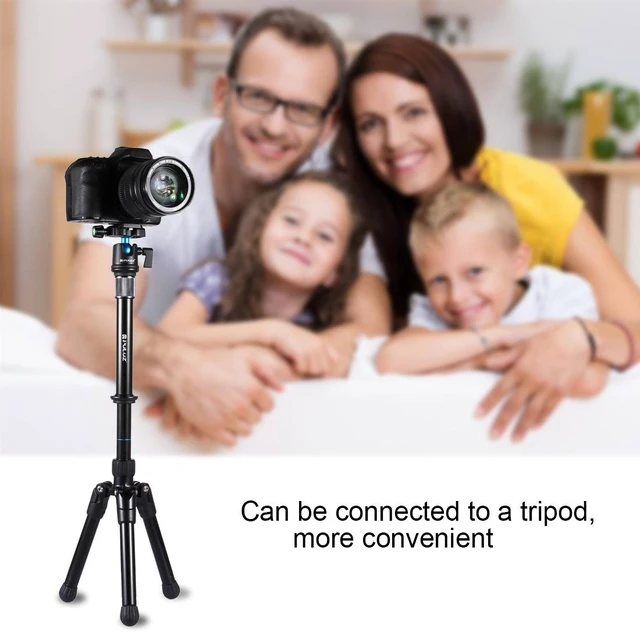 Alt view image 7 of 7 - PULUZ Metal Handheld Adjustable Tripod Mount Monopod Extension Rod for DSLR & SLR Cameras
