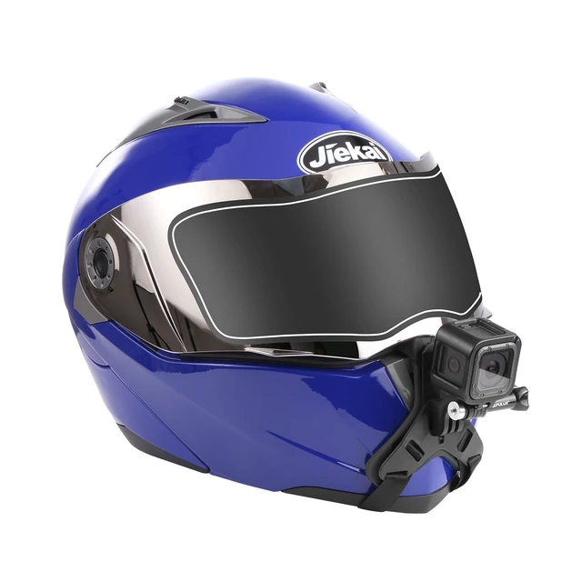 Alt view image 7 of 7 - PULUZ Motorcycle Helmet Chin Strap Mount for GoPro, DJI Osmo Action and Other Action Cameras (Black)