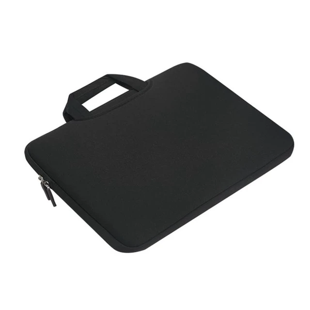 Alt view image 2 of 6 - 15.4 inch Portable Air Permeable Handheld Sleeve Bag for MacBook Air / Pro, and other Laptops, Size: 38x27.5x3.5cm (Black)