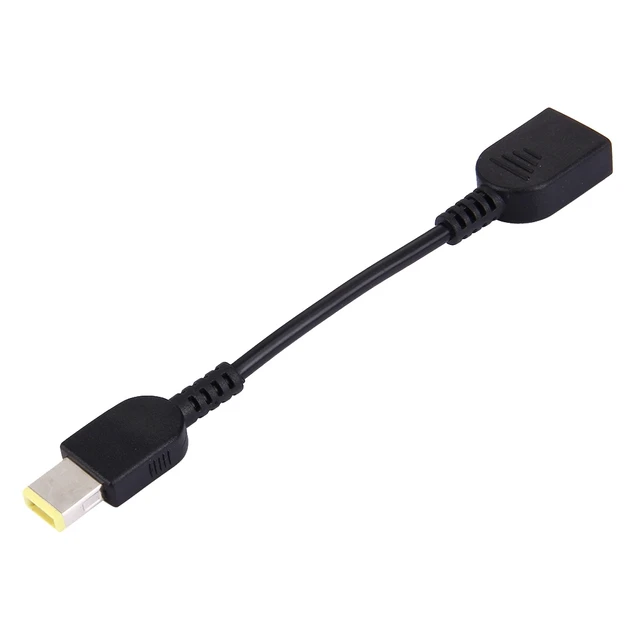 Main image of Big Square Female to Big Square USB (First Generation) Male Interfaces Power Adapter Cable for Thinkpad/ThinkBook/Xiaoxin, Length: 10cm