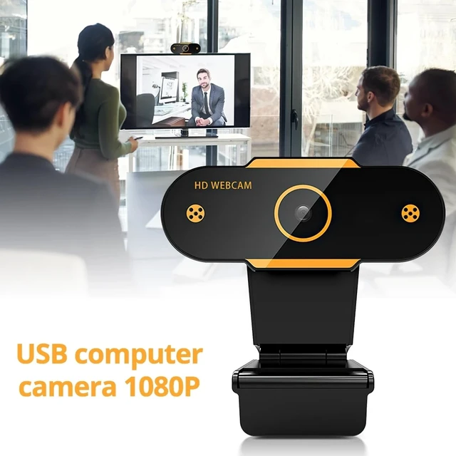 Alt view image 3 of 7 - 312 1080P HD USB 2.0 PC Desktop Camera Webcam with Mic, Cable Length: about 1.3m, Configuration:Regular Regular