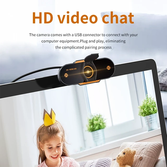 Alt view image 4 of 7 - 312 1080P HD USB 2.0 PC Desktop Camera Webcam with Mic, Cable Length: about 1.3m, Configuration:Regular Regular