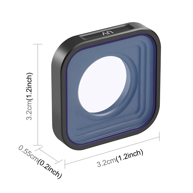 Alt view image 2 of 5 - PULUZ Action Camera UV Lens Filter For GoPro HERO13 Black /12 Black /11 Black /11 Black Mini /10 Black /9 Black