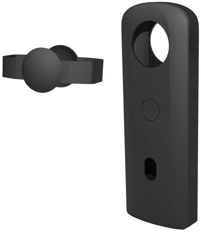 Main image of PULUZ Silicone Protective Case with Lens Cover for Ricoh Theta SC2 360 Panoramic Camera(Black)