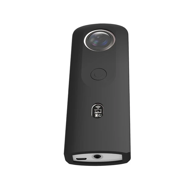 Alt view image 3 of 4 - PULUZ Silicone Protective Case with Lens Cover for Ricoh Theta SC2 360 Panoramic Camera(Black)