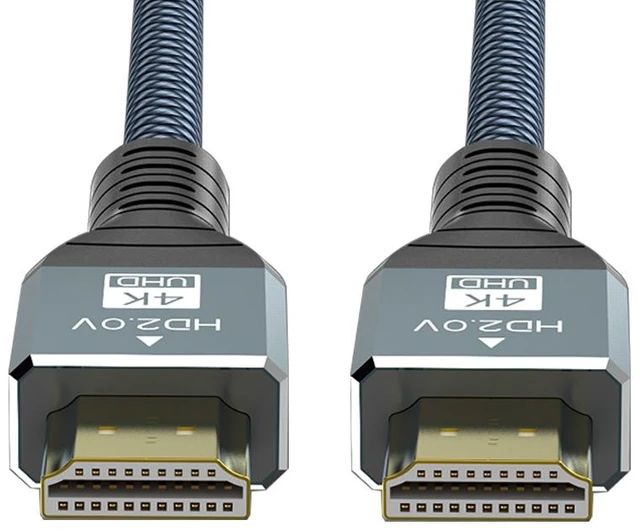 Alt view image 2 of 7 - 2m HDMI 2.0 Version 4K 60Hz HD Cable 2m (Grey)