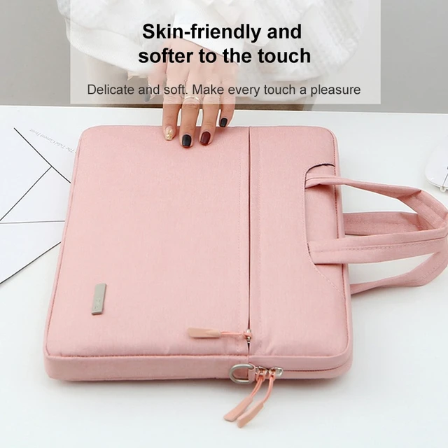 Alt view image 4 of 12 - Handbag Laptop Bag Inner Bag, Size:15.6 inch 15.6 inch (Pink)