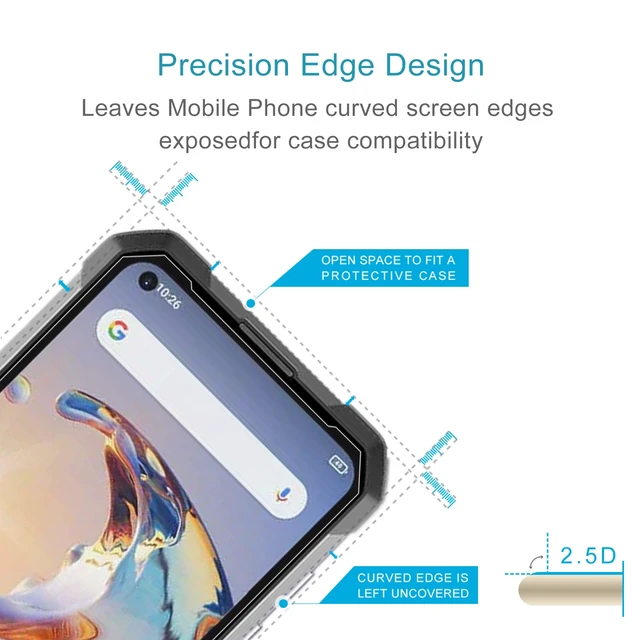 Alt view image 2 of 4 - 0.26mm 9H 2.5D Tempered Glass Film For Unihertz TANK / TANK 2 / 3