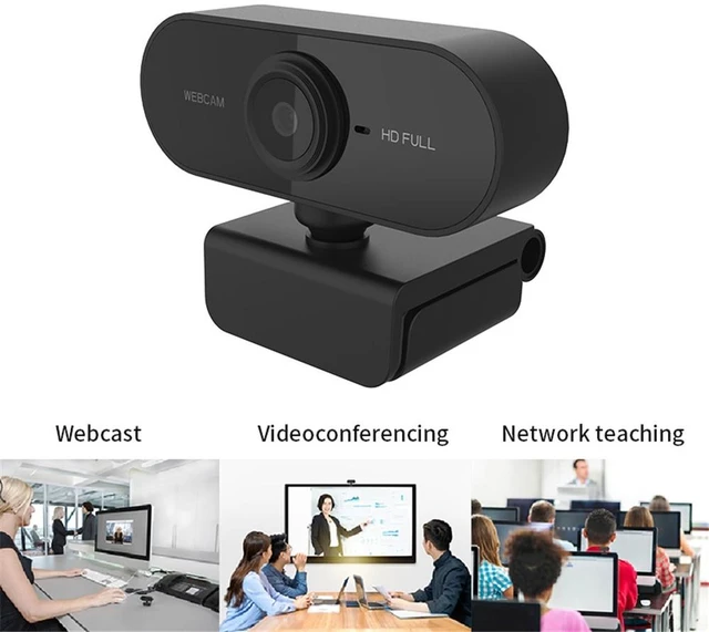Alt view image 3 of 6 - HD-U01 1080P USB Camera WebCam with Microphone