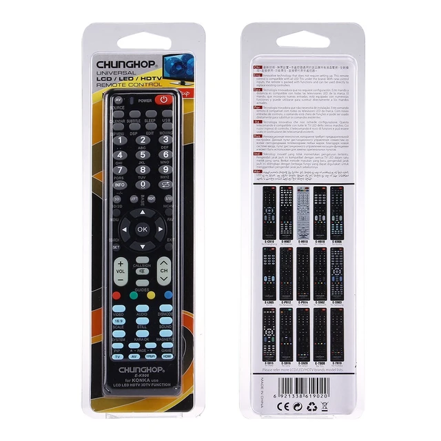 Alt view image 7 of 7 - CHUNGHOP E-K906 Universal Remote Controller for KONKA LED TV / LCD TV / HDTV / 3DTV