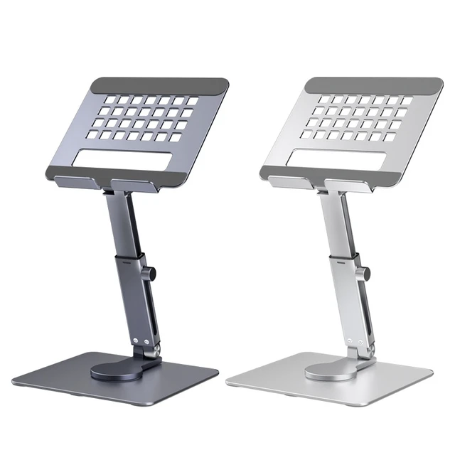 Main image of JUNDNE H06 Desktop Folding Phone Stand Portable Telescopic Rotary Tablet Stand(Deep Grey)
