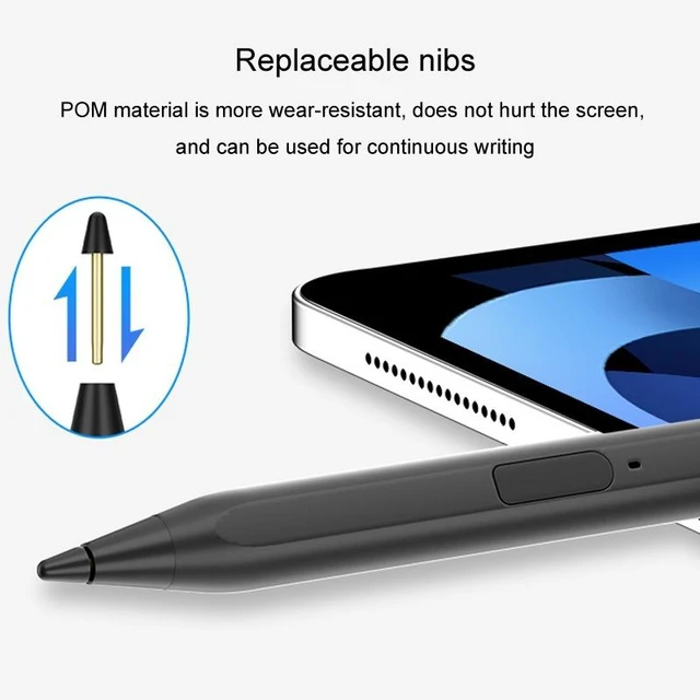 Alt view image 7 of 7 - Tablet Stylus Pen USI2.0 Protocol Pen Stylus Anti False Touch (Gray)