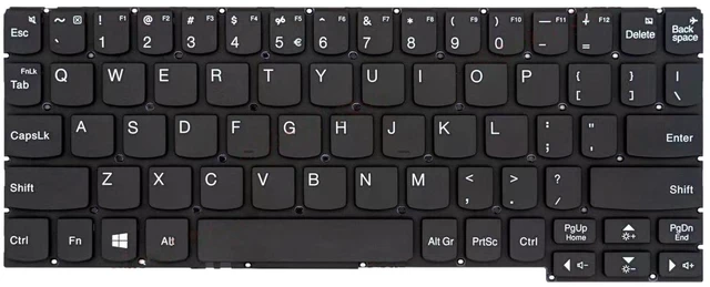 Main image of For Ideapad D330 D335 D330-10IGM US Version Keyboard (Black)