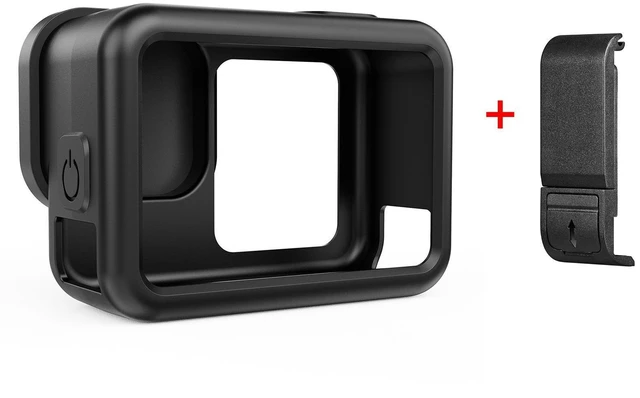 Alt view image 2 of 7 - For GoPro HERO13 Black PULUZ Silicone Protective Case Side Interface Cover with Wrist Strap & Lens Cover (Black)
