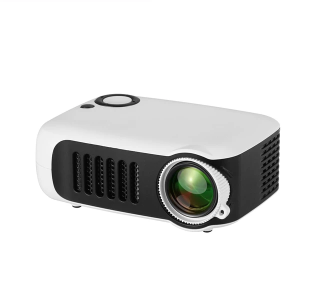 Alt view image 3 of 7 - TRANSJEE A2000 320x240P 1000 ANSI Lumens Mini Home Theater HD Digital Projector, Plug Type: US Plug Plug Type: US Plug(White) (White)