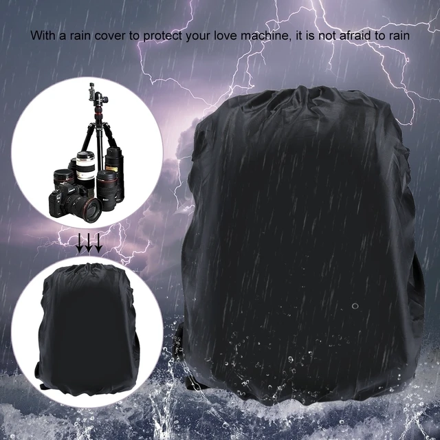 Alt view image 6 of 7 - PULUZ Outdoor Portable Waterproof Scratch-proof Dual Shoulders Backpack Handheld PTZ Stabilizer Camera Bag with Rain Cover for Digital Camera, DJI Ronin-SC / Ronin-S (Black)