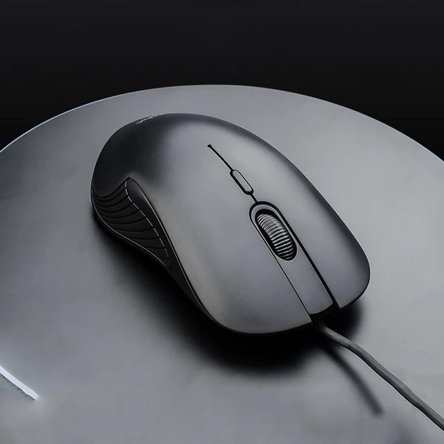 Alt view image 2 of 7 - Inphic PB1 Business Office Mute Macro Definition Gaming Wired Mouse, Cable Length: 1.5m, Colour: Matte White Breathing Light Matte White Breathing Light