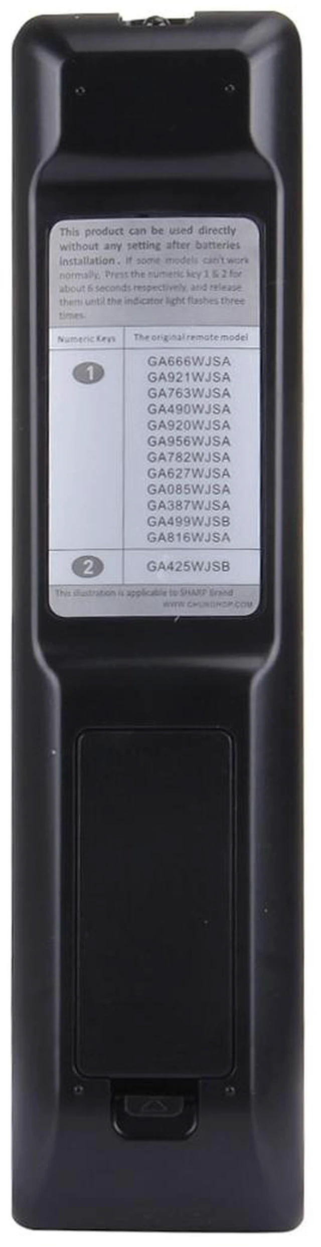Alt view image 2 of 7 - CHUNGHOP E-S915 Universal Remote Controller for SHARP LED TV / LCD TV / HDTV / 3DTV
