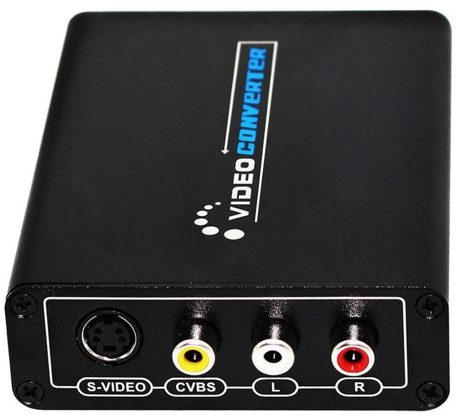 Main image of HDMI to Composite / AV S-Video Converter RCA CVBS/L/R Video Converter Adapter, EU Plug (Style 1)