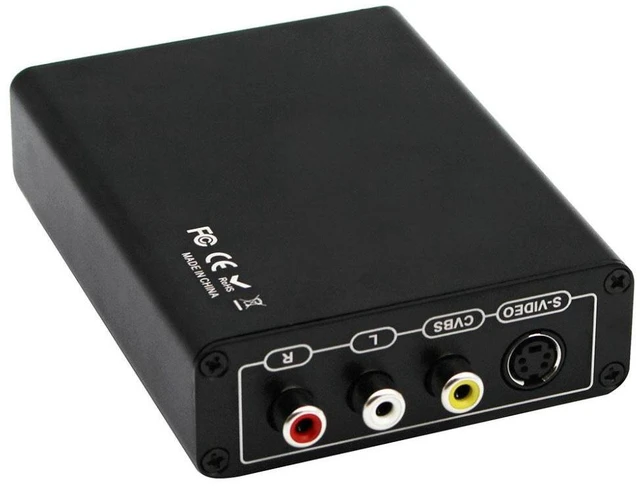 Alt view image 2 of 4 - HDMI to Composite / AV S-Video Converter RCA CVBS/L/R Video Converter Adapter, EU Plug (Style 1)