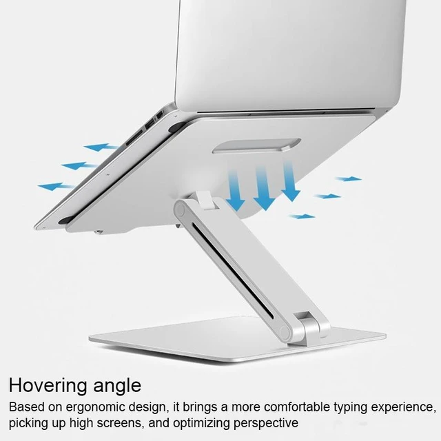 Alt view image 4 of 12 - AP-2V Aluminum Alloy Laptop Stand AP-2V