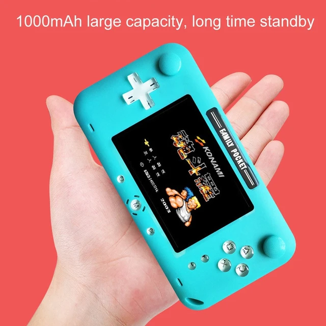 Alt view image 6 of 7 - RS-52FC PSP 4.0 inch Pocket Console Handheld Game Player, Support 208 NES Classical Games (Blue) Black