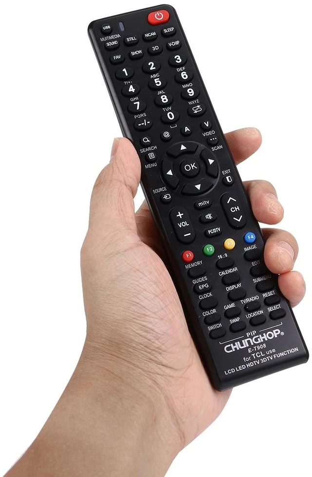 Alt view image 5 of 7 - CHUNGHOP E-T908 Universal Remote Controller for TCL LED TV / LCD TV / HDTV / 3DTV