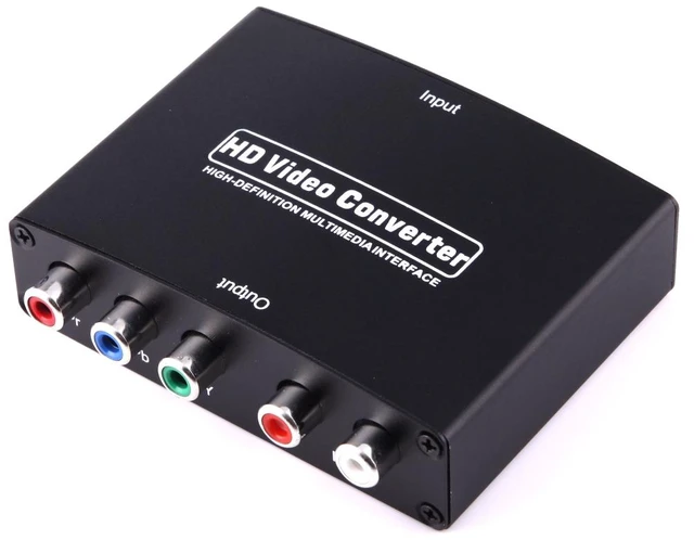Main image of 1080P HD HDMI to YPbPr Video and R/L Audio Adapter Converter(Black)