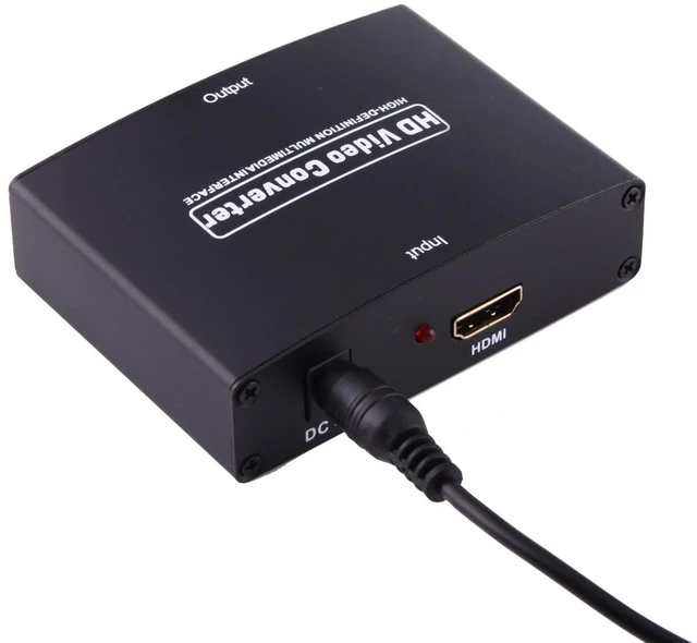 Alt view image 3 of 6 - 1080P HD HDMI to YPbPr Video and R/L Audio Adapter Converter(Black)