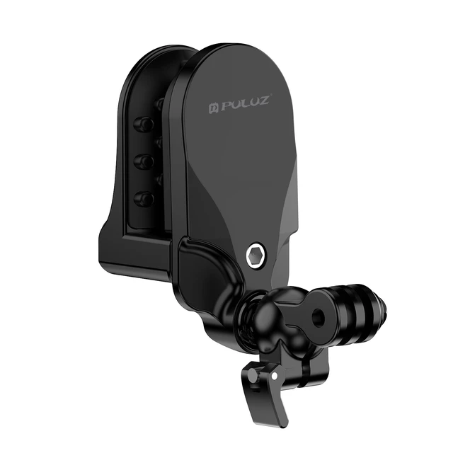 Alt view image 2 of 7 - PULUZ Motorcycle Helmet Chin Clamp Mount for GoPro and Other Action Cameras (Black)