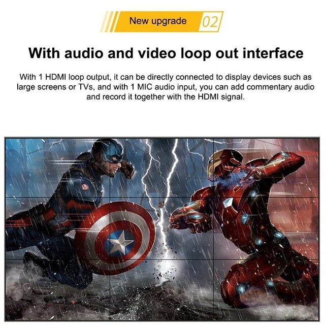 Alt view image 6 of 13 - EZCAP280H HD Video Capture Card 1080P HDMI Recorder Box