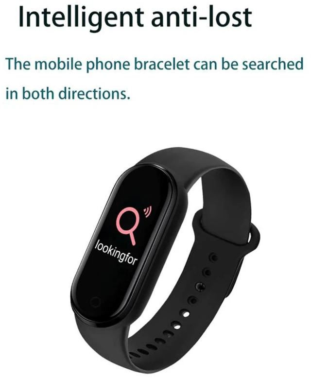 Alt view image 4 of 6 - M7 Sports Smart Bracelet, Support Heart Rate Monitoring & Blood Pressure Monitoring & Sleep Monitoring & Sedentary Reminder, Type:Linear Charging Linear Charging (Yellow)