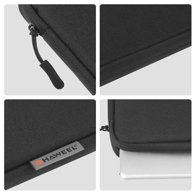 Alt view image 3 of 6 - HAWEEL 11 inch Tablet Sleeve Case Zipper Briefcase Bag for 9.7-11.0 inch Tablets (Black)