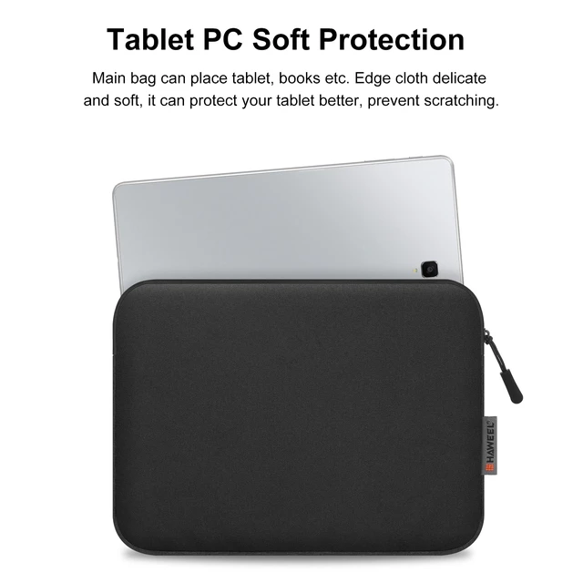 Alt view image 5 of 6 - HAWEEL 11 inch Tablet Sleeve Case Zipper Briefcase Bag for 9.7-11.0 inch Tablets (Black)