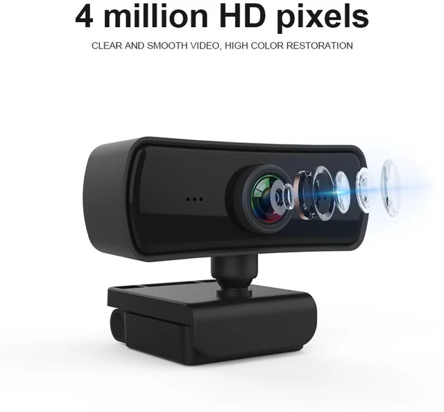 Alt view image 2 of 7 - C3 400W Pixels 2K Resolution Auto Focus HD 1080P Webcam 360 Rotation For Live Broadcast Video Conference Work WebCamera With Mic USB Driver-free C3