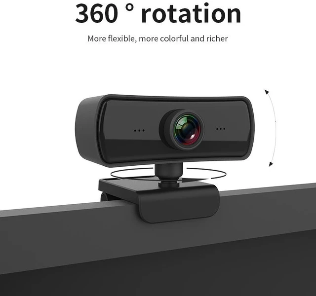 Alt view image 4 of 7 - C3 400W Pixels 2K Resolution Auto Focus HD 1080P Webcam 360 Rotation For Live Broadcast Video Conference Work WebCamera With Mic USB Driver-free C3