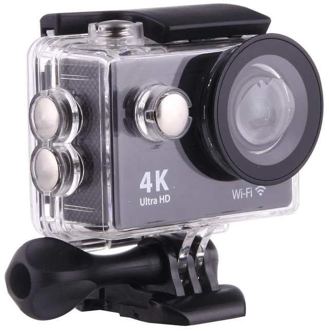 Alt view image 2 of 7 - H9 4K Ultra HD1080P 12MP 2 inch LCD Screen WiFi Sports Camera, 170 Degrees Wide Angle Lens, 30m Waterproof (Black)