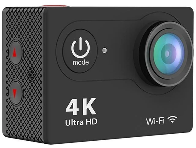 Alt view image 4 of 7 - H9 4K Ultra HD1080P 12MP 2 inch LCD Screen WiFi Sports Camera, 170 Degrees Wide Angle Lens, 30m Waterproof (Black)
