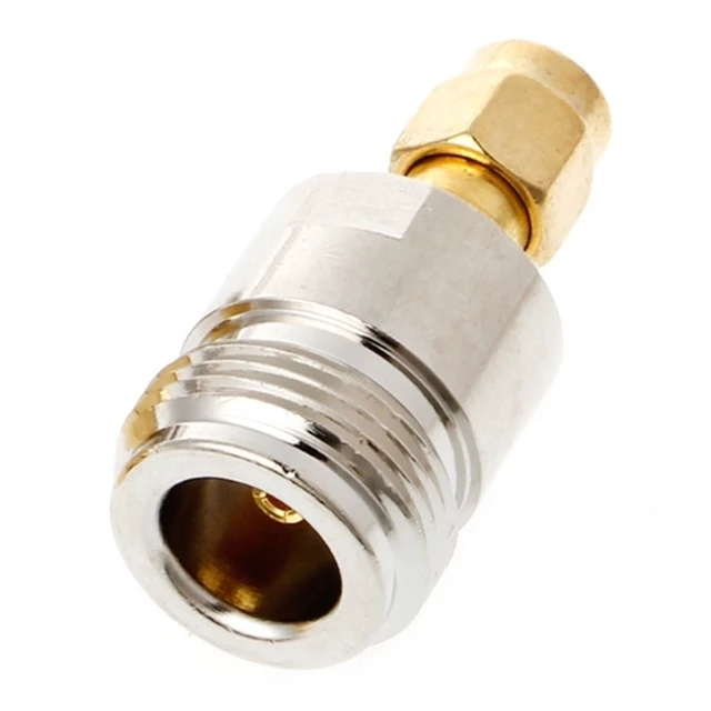 Alt view image 2 of 2 - 2 PCS SMA Male to N Female RF Coaxial Connector